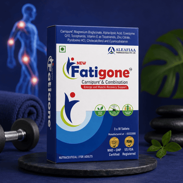 Fatigone | Strip Pack | Energy Support | CoQ10 & L-Carnitine Tablets