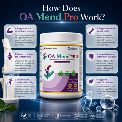 OA Mend Pro Protein Powder 400 gms | Muscle, Joint & Bone Support
