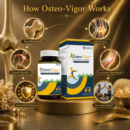 OsteoVigor 30s | Bone Health | Calcium, Vitamin D3 & K2